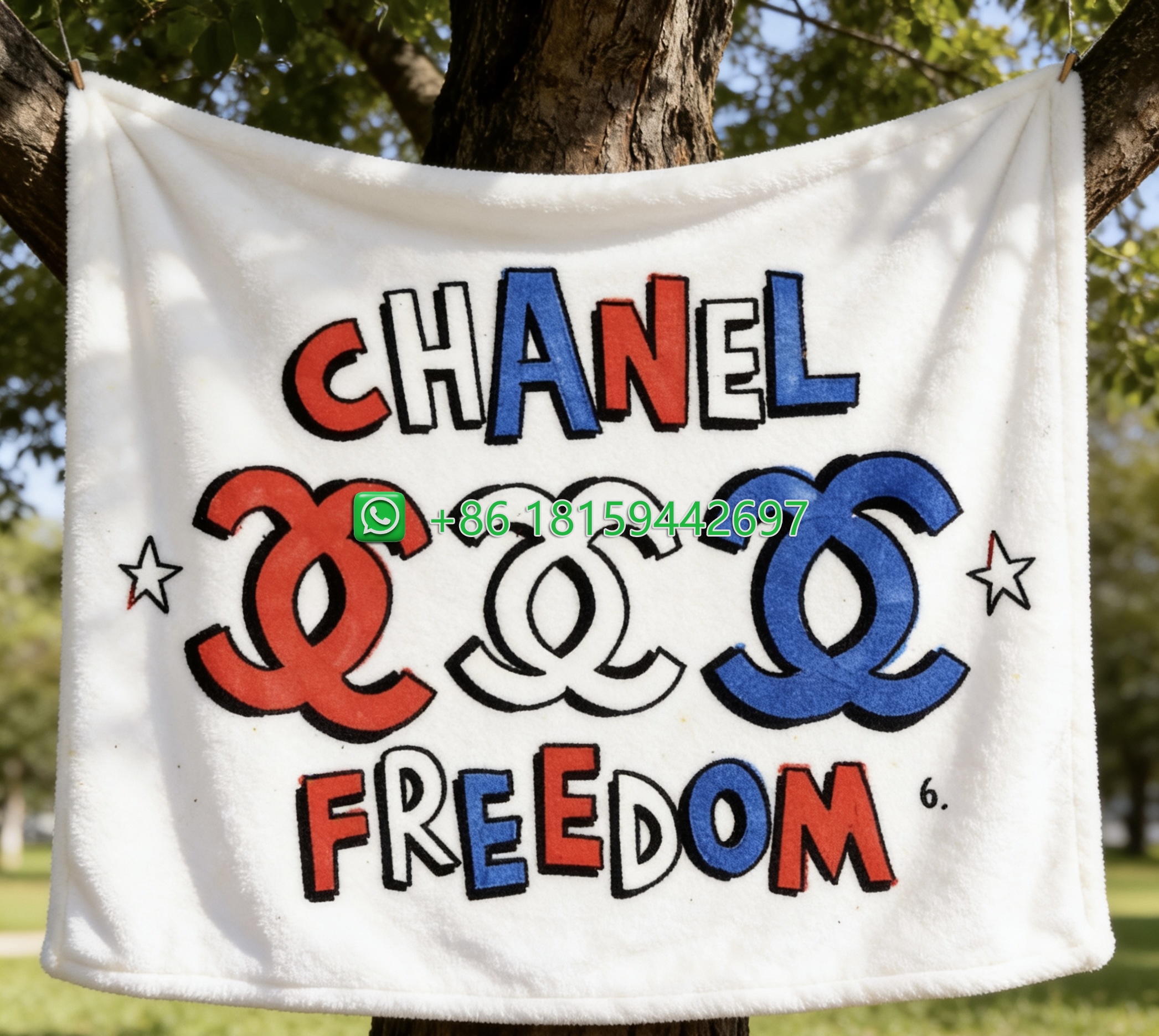 Chanel Throw Blankets